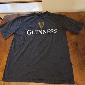 Vintage 90s GUINNESS t-shirt - GOLD HARP LOGO - beer stout ale mens xxl